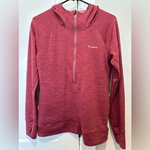 Simms dark pink women’s medium hoodie